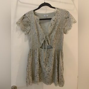 Tobi Sage Lace Dress